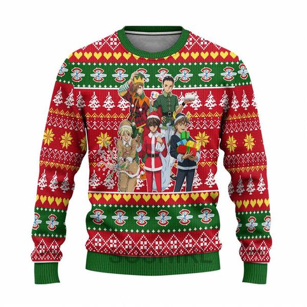 men's hoodies & sweatshirts fighter warrior anime ugly christmas sweatshirt cool xmas harajuku 3d knitted pullovers hip hop streetwear, Black
men's hoodies & sweatshirts fighter warrior anime ugly christmas sweatshirt cool xmas harajuku 3d knitted pullovers hip hop streetwear, Black