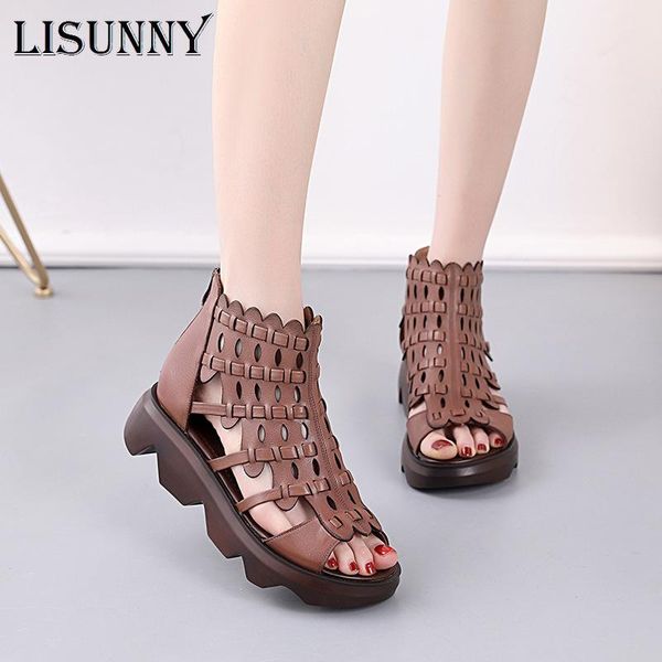 summer retro style hand-woven real leather sandals thick heel soft bottom women shoes elegant fashion roman sandal, Black
summer retro style hand-woven real leather sandals thick heel soft bottom women shoes elegant fashion roman sandal, Black