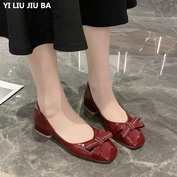 dress shoes fashion bow women mid heels square toe shallow slip-on pumps woman mujer de zapatos, Black
dress shoes fashion bow women mid heels square toe shallow slip-on pumps woman mujer de zapatos, Black