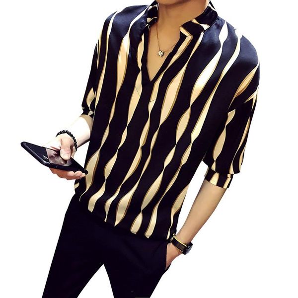 men's casual shirts 2021 fashion designer high-end shirt striped pullover sleeves collar thin section summer -2xl, White;black
men's casual shirts 2021 fashion designer high-end shirt striped pullover sleeves collar thin section summer -2xl, White;black