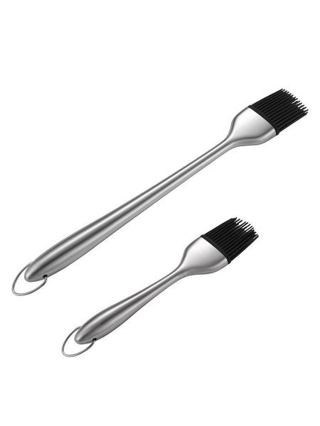 tools & accessories 2pcs 304 stainless steel high temperature bbq resistant silicone brush barbecue oil baking kitchen seasoning
tools & accessories 2pcs 304 stainless steel high temperature bbq resistant silicone brush barbecue oil baking kitchen seasoning