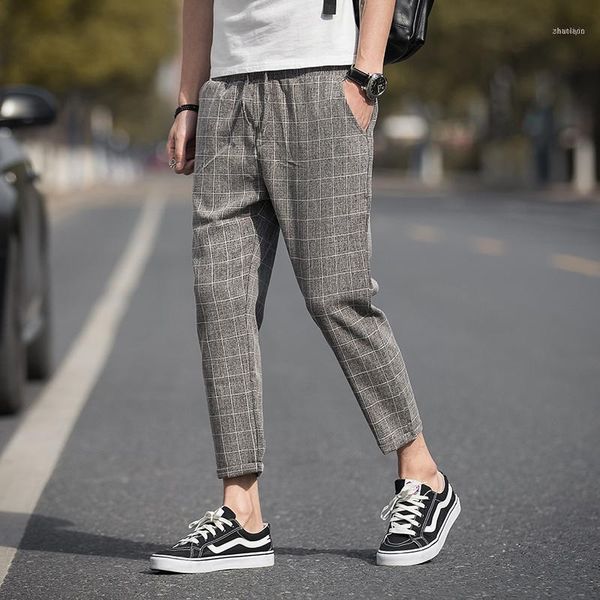 summer men casual plaid pants thin joggers sweatpants male trousers mens sportswear hip hop harem pencil pants1, Black
summer men casual plaid pants thin joggers sweatpants male trousers mens sportswear hip hop harem pencil pants1, Black