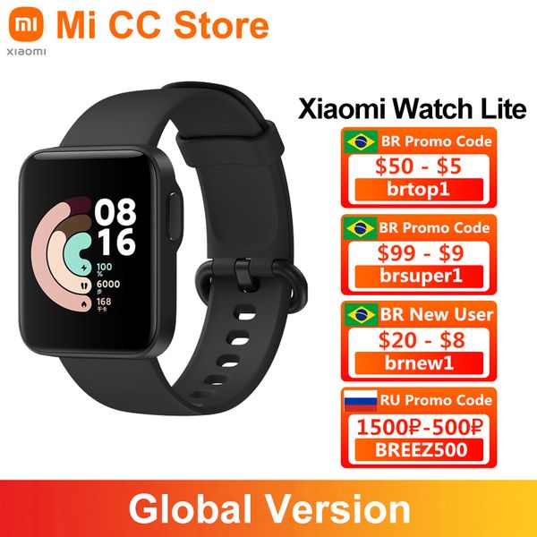 global version xiaomi mi watch lite 1.4 inch touch screen gps heart rate fitness tracker 5atm waterproof alarm sport smart watchg, Slivery;brown
global version xiaomi mi watch lite 1.4 inch touch screen gps heart rate fitness tracker 5atm waterproof alarm sport smart watchg, Slivery;brown