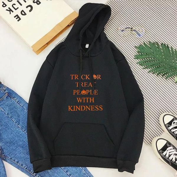 trick or treat people with kindness sweatshirt streetwear women love hoodies aesthetic fashion letter pumpkin women's & sweatshirts, Black
trick or treat people with kindness sweatshirt streetwear women love hoodies aesthetic fashion letter pumpkin women's & sweatshirts, Black