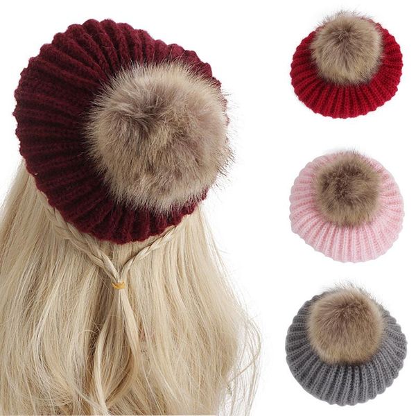 berets fashion knit beret with detachable pompom children baby hats autumn winter styling accessories hipster painter hat for girls kid, Blue;gray
berets fashion knit beret with detachable pompom children baby hats autumn winter styling accessories hipster painter hat for girls kid, Blue;gray