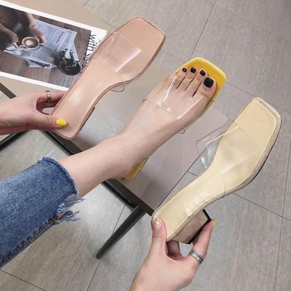slippers summer fashion transparent ladies slipper hard-wearing & anti-skid low heel versatile outside wear women's slides female, Black
slippers summer fashion transparent ladies slipper hard-wearing & anti-skid low heel versatile outside wear women's slides female, Black