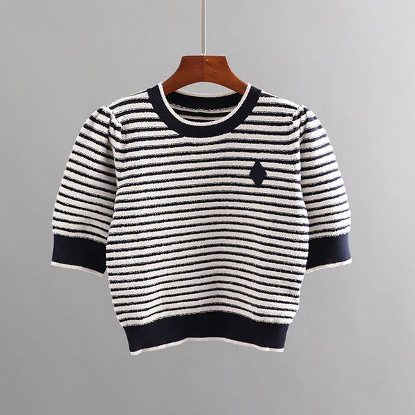 dsigners fadan 's new black and white stripe contrast short sleeve tshirt, White;black
dsigners fadan 's new black and white stripe contrast short sleeve tshirt, White;black