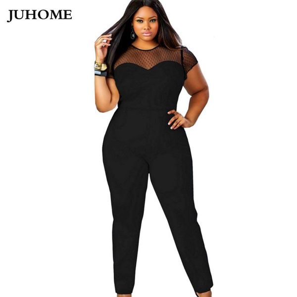 women's jumpsuits & rompers plus size 3xl 4xl 2021 summer club party mesh patchwork women one piece long pant trousers black bandage, Black;white
women's jumpsuits & rompers plus size 3xl 4xl 2021 summer club party mesh patchwork women one piece long pant trousers black bandage, Black;white
