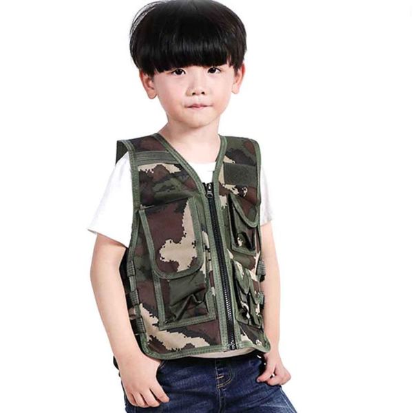 training outdoor shooting hunting multi pocket field adjustable nylon cloth children tactical vest camping sports cs game jackets, Camo;black
training outdoor shooting hunting multi pocket field adjustable nylon cloth children tactical vest camping sports cs game jackets, Camo;black
