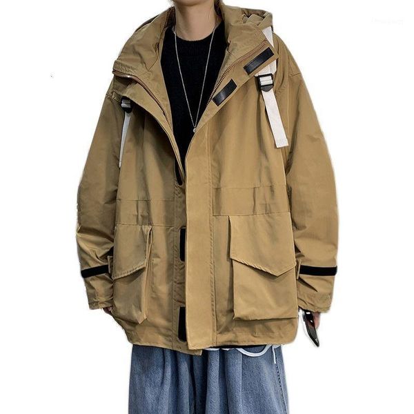 winter hoodie jacket coat loose style pocket decoration men's and women's windbreaker clothes jaket men jackets, Black;brown
winter hoodie jacket coat loose style pocket decoration men's and women's windbreaker clothes jaket men jackets, Black;brown