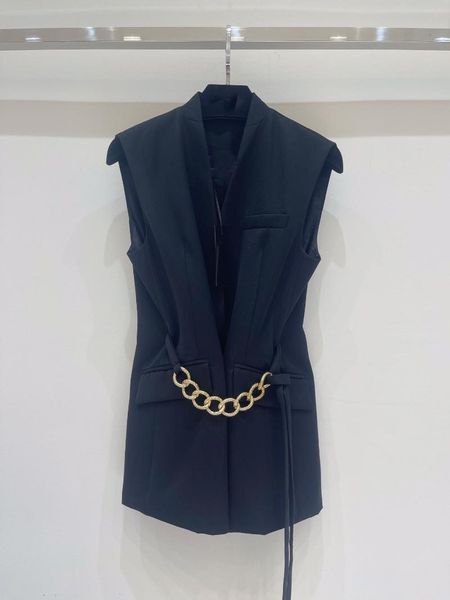 women's vests autumn luxury women 85% wool chains black vest coat for female gdnz 7.07, Black;white
women's vests autumn luxury women 85% wool chains black vest coat for female gdnz 7.07, Black;white