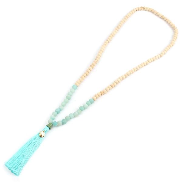 pendant necklaces 8 mm beaded stones natural wooden beads tassel women sweater necklace, Silver
pendant necklaces 8 mm beaded stones natural wooden beads tassel women sweater necklace, Silver