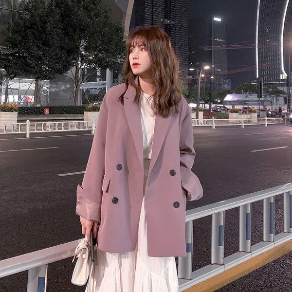 women's suits & blazers herstory women suit female vintage 2021 spring double breasted purple blazer jacket elegant pockets outerwear l, White;black
women's suits & blazers herstory women suit female vintage 2021 spring double breasted purple blazer jacket elegant pockets outerwear l, White;black