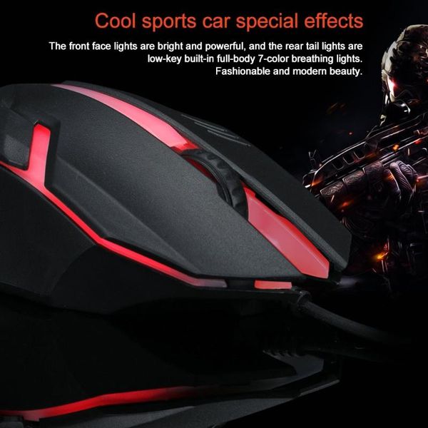 mice mouse gaming pc mice, 1200 adjustable dpi ergonomic wired mouse, 7 color gradient light, comfortable gamer
mice mouse gaming pc mice, 1200 adjustable dpi ergonomic wired mouse, 7 color gradient light, comfortable gamer