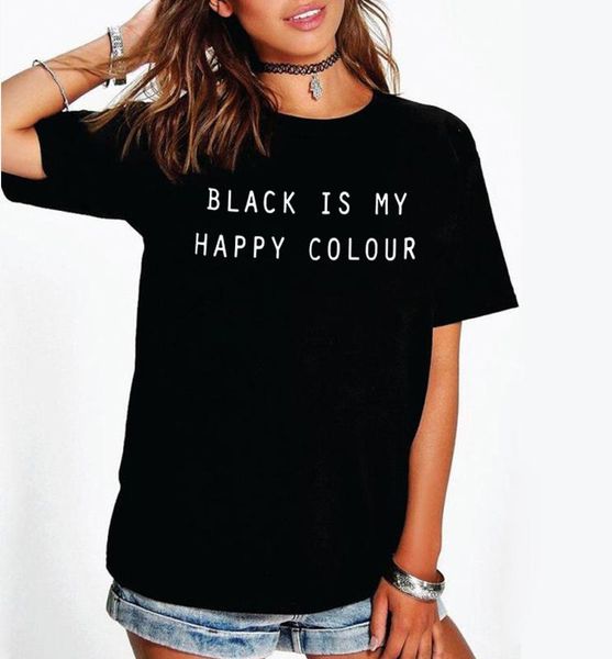 men's t-shirts black is my happy colour printed tee shirt femme summer short sleeve o-neck t shirts women cotton loose white tshirt, White;black
men's t-shirts black is my happy colour printed tee shirt femme summer short sleeve o-neck t shirts women cotton loose white tshirt, White;black