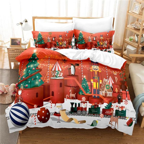 bedding sets red christmas set duvet cover 3d digital printing bed linen size fashion design
bedding sets red christmas set duvet cover 3d digital printing bed linen size fashion design