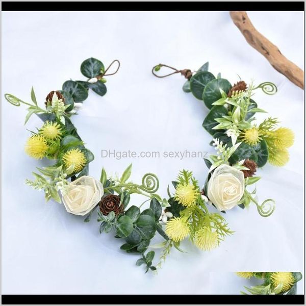 clips barrettes hair jewelry drop delivery 2021 arrival crown & hand romantic head garland wreath pinecones hairwear bridal girl kid wedding, Golden;silver
clips barrettes hair jewelry drop delivery 2021 arrival crown & hand romantic head garland wreath pinecones hairwear bridal girl kid wedding, Golden;silver