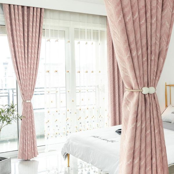 curtain & drapes nordic light luxury jacquard fabric solid color chenille shade curtains for living room bedroom pink girls
curtain & drapes nordic light luxury jacquard fabric solid color chenille shade curtains for living room bedroom pink girls