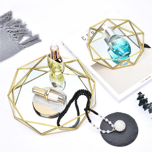 kitchen storage & organization luxury geometric jewelry tray cosmetic display stand makeup organizer snack plate deskglass metal decorat
kitchen storage & organization luxury geometric jewelry tray cosmetic display stand makeup organizer snack plate deskglass metal decorat