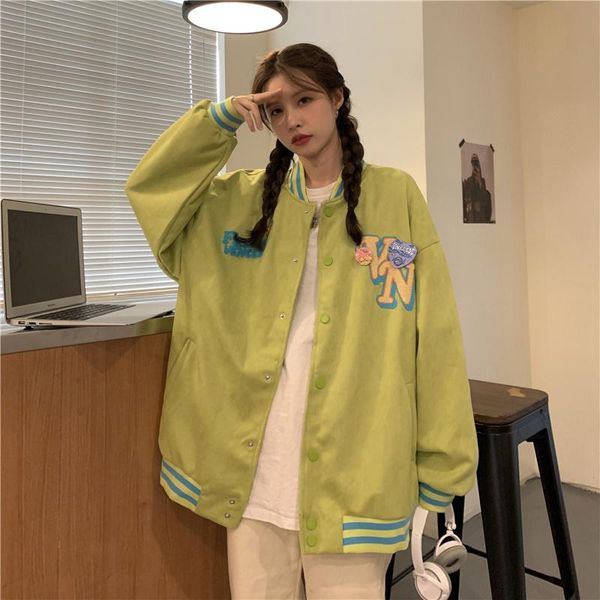 women's jackets women trenchpo of autumn clothing korean style versatile diagonal cloth thin baseball overcoat, Black;brown
women's jackets women trenchpo of autumn clothing korean style versatile diagonal cloth thin baseball overcoat, Black;brown
