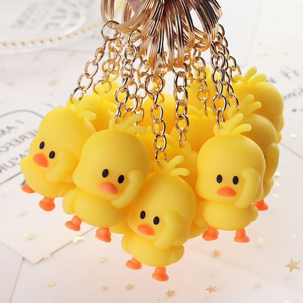 small duck key chain creative cartoon toy key ring cartoon rubber duck-key chian gift, Silver
small duck key chain creative cartoon toy key ring cartoon rubber duck-key chian gift, Silver