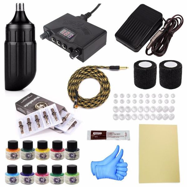 motor tattoo machine kit completed set for beginner lcd power supply 20 pc ink needle cartridge practice skin clip guns kits
motor tattoo machine kit completed set for beginner lcd power supply 20 pc ink needle cartridge practice skin clip guns kits