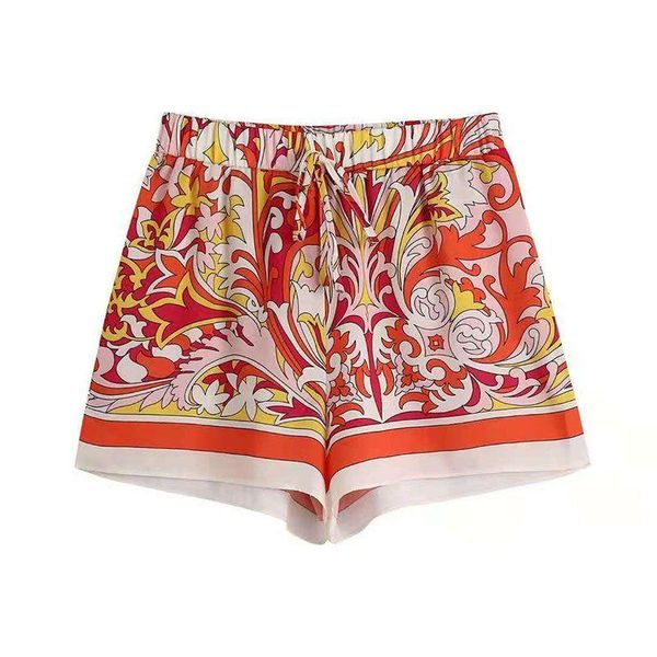 women's shorts summer 2021 women beach loose casual chic fashion totem print side vents vintage high elastic drawstring woman short, White;black
women's shorts summer 2021 women beach loose casual chic fashion totem print side vents vintage high elastic drawstring woman short, White;black