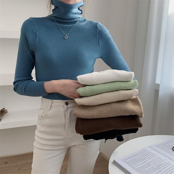 women's sweaters autumn winter women thick sweater pullovers long sleeve turtleneck female slim knit soft warm jumper, White;black
women's sweaters autumn winter women thick sweater pullovers long sleeve turtleneck female slim knit soft warm jumper, White;black