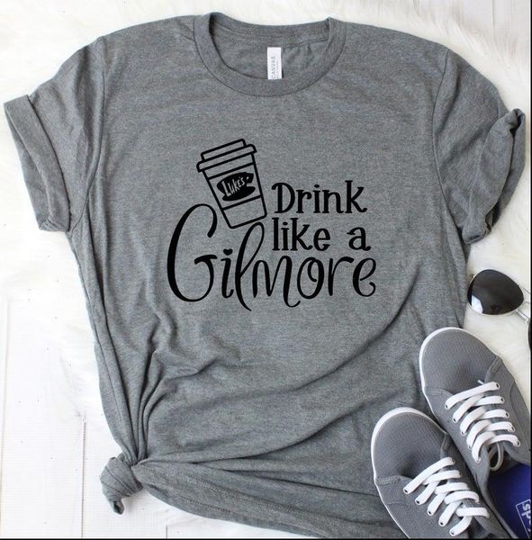 women t shirts drink like a gilmore shirt lukes coffee girls rory sookie stars hallows summer o neck plus, White
women t shirts drink like a gilmore shirt lukes coffee girls rory sookie stars hallows summer o neck plus, White