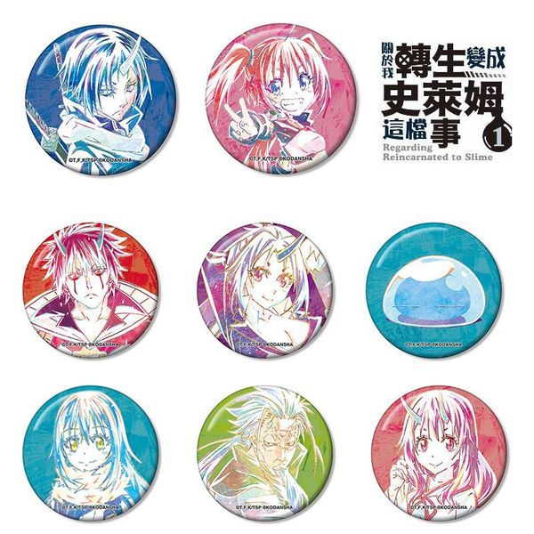 pins, brooches that time i got reincarnated as a slime rimuru tempest 58mm badge cute brooch metal icons, Gray
pins, brooches that time i got reincarnated as a slime rimuru tempest 58mm badge cute brooch metal icons, Gray