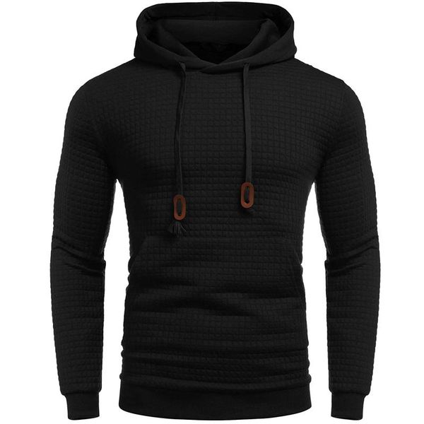 men's hoodies & sweatshirts sudaderas para hombre 2021 autumn slim casual plaid hooded long sleeve sweatshirt blouse plus size men clot, Black
men's hoodies & sweatshirts sudaderas para hombre 2021 autumn slim casual plaid hooded long sleeve sweatshirt blouse plus size men clot, Black