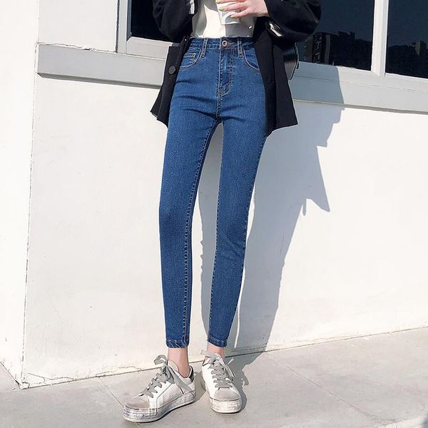 gray jeans woman high waist women skinny fashion korean washed coated denim pencil pants stretch jean black plus size 2021 women's, Blue
gray jeans woman high waist women skinny fashion korean washed coated denim pencil pants stretch jean black plus size 2021 women's, Blue