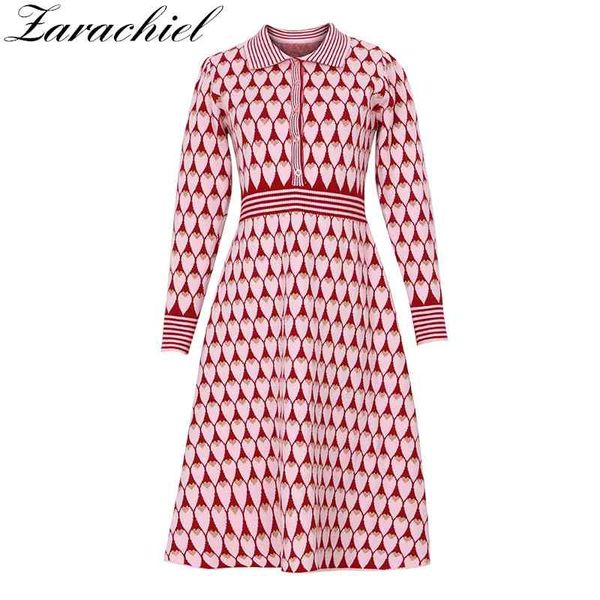 est winter women vintage red love shape jacquard knitted dresses lady brand clothing single breasted thick midi sweater dress 210416, Black;gray
est winter women vintage red love shape jacquard knitted dresses lady brand clothing single breasted thick midi sweater dress 210416, Black;gray