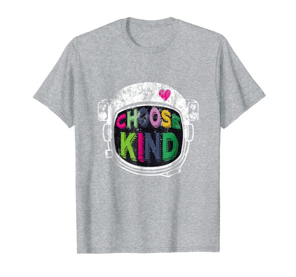 choose kind anti bullying helmet t-shirt, White;black