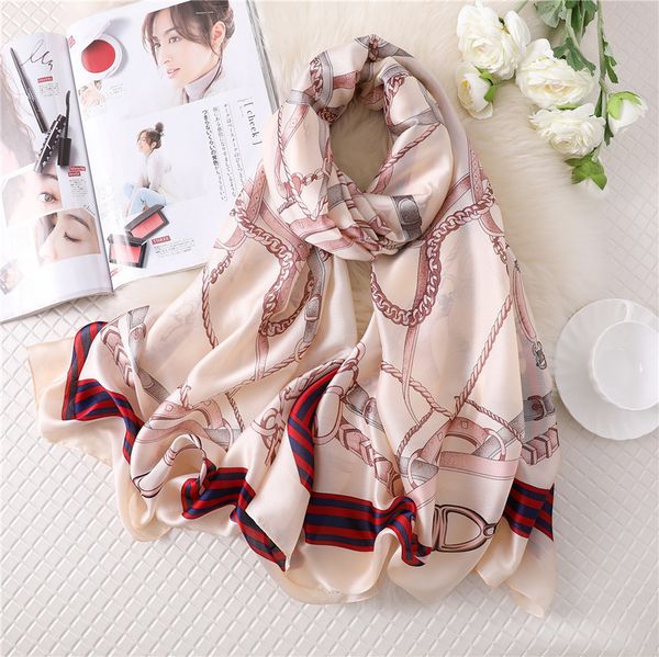 summer new satin simulation silk scarf women travel beach towel air conditioning shawl, Blue;gray
summer new satin simulation silk scarf women travel beach towel air conditioning shawl, Blue;gray