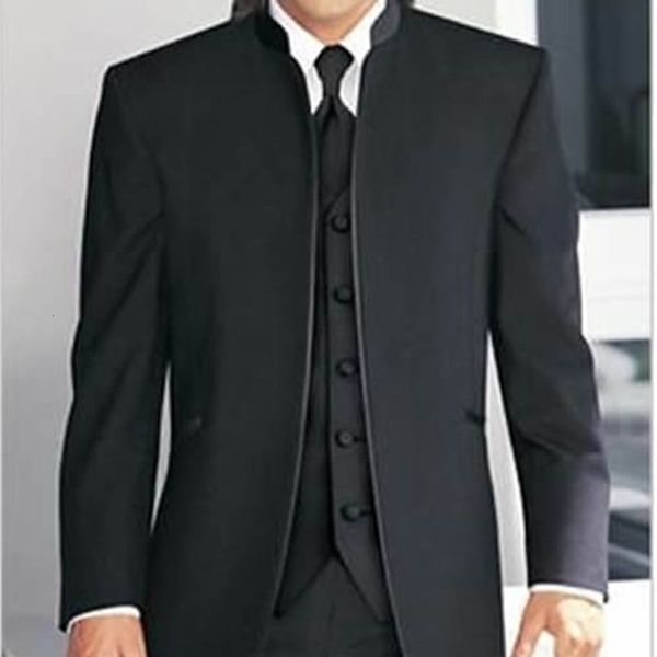 men's suits & blazers custom made to measure tailored bespoke suit,black madarin collar grooms men tuxedos with waistcoat(jacket+pants+, White;black
men's suits & blazers custom made to measure tailored bespoke suit,black madarin collar grooms men tuxedos with waistcoat(jacket+pants+, White;black