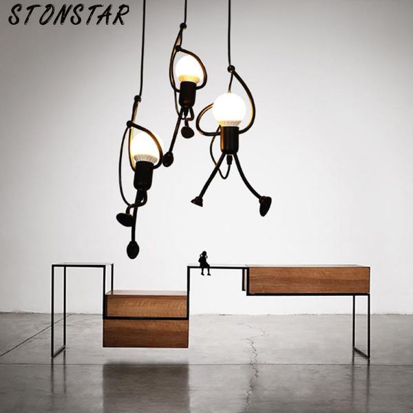 pendant lamps nordic simple black painted iron single head chandelier creative art villain design led bulb restaurant decoration 1637332
pendant lamps nordic simple black painted iron single head chandelier creative art villain design led bulb restaurant decoration 1637332