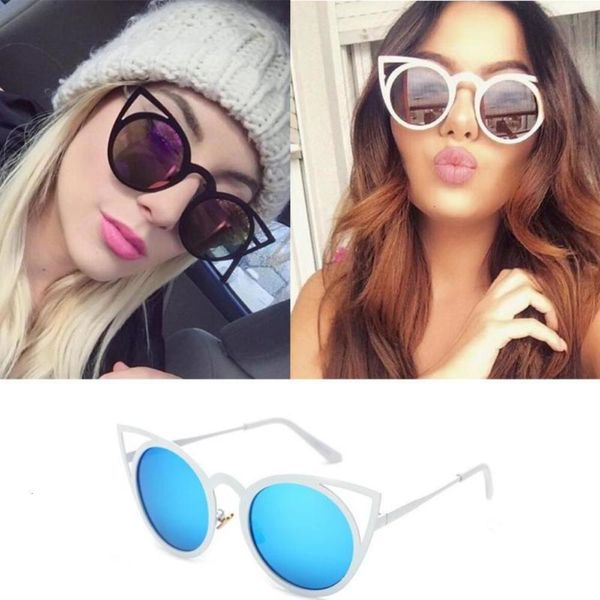 fashionable sun frames fashion retro round cat eye sunglasses men women designer eyewear metal frame uv400 glasses, Black
fashionable sun frames fashion retro round cat eye sunglasses men women designer eyewear metal frame uv400 glasses, Black