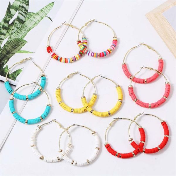 hoop & huggie fashion c shape beads earrings for women gold geometric hyperbole circle vintage bohemia colorful female jewelry, Golden;silver
hoop & huggie fashion c shape beads earrings for women gold geometric hyperbole circle vintage bohemia colorful female jewelry, Golden;silver