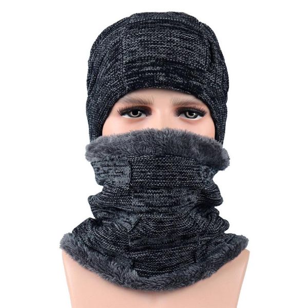 2pcs men women winter hat scarf set warm knitted cap with climbing sports #4o18 outdoor hats, Black;white
2pcs men women winter hat scarf set warm knitted cap with climbing sports #4o18 outdoor hats, Black;white