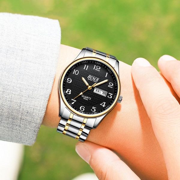 wristwatches 2021 men's fashion date watches waterproof sports business watch stainless steel mesh band quartz relogio masculino, Slivery;brown
wristwatches 2021 men's fashion date watches waterproof sports business watch stainless steel mesh band quartz relogio masculino, Slivery;brown