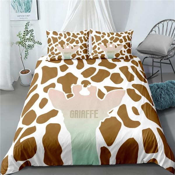 bedding sets 2/3 pieces cartoon giraffe set 3d print animal texture duvet cover home textile bed decor quilt
bedding sets 2/3 pieces cartoon giraffe set 3d print animal texture duvet cover home textile bed decor quilt