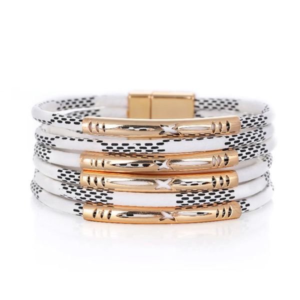 bangle ornapeadia multilayer leather magnet buckle bracelet soft pattern copper tube exaggerated luxury jewelry women, Black
bangle ornapeadia multilayer leather magnet buckle bracelet soft pattern copper tube exaggerated luxury jewelry women, Black