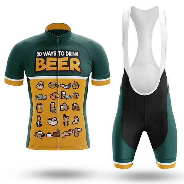 racing sets 2021 beer men's cycling kit professional clothing quick dry summer sleeved shirt bib short gel pad breathable, Black;blue
racing sets 2021 beer men's cycling kit professional clothing quick dry summer sleeved shirt bib short gel pad breathable, Black;blue