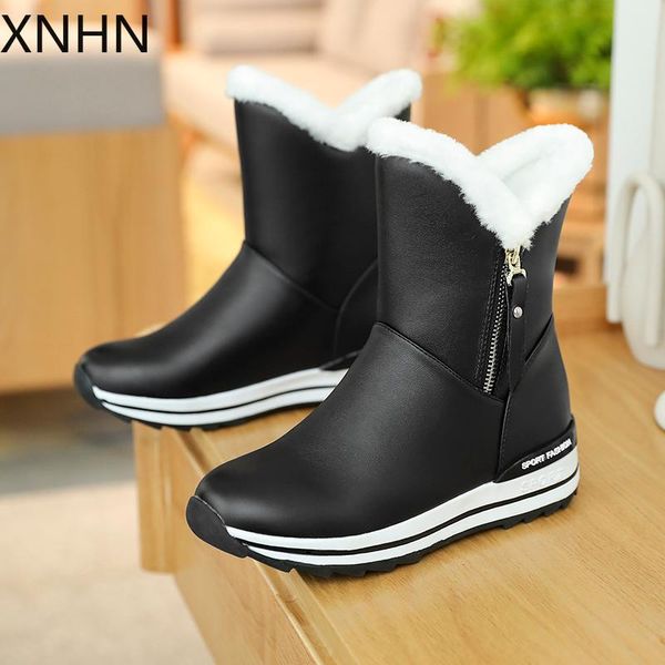 boots xnhn women ankle 22-26cm thick snow for winter outdoor warm, Black 
boots xnhn women ankle 22-26cm thick snow for winter outdoor warm, Black