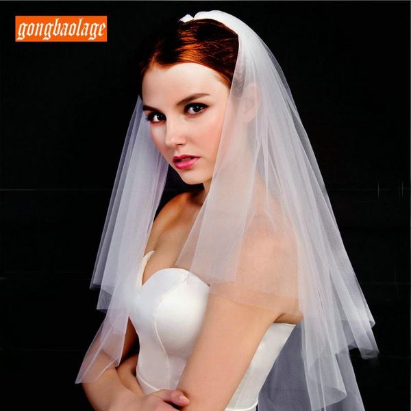 bridal veils real picture 0.75 meters two layers ivory short bride veil with comb 2021 tulle elegant white wedding accessories, Black
bridal veils real picture 0.75 meters two layers ivory short bride veil with comb 2021 tulle elegant white wedding accessories, Black