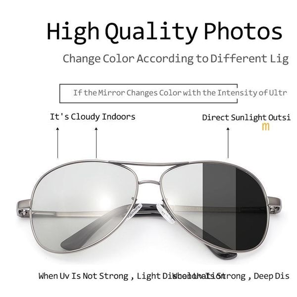 sunglasses day and night dual-use pochromic men's trendy driving polarized light driver vision for, White;black
sunglasses day and night dual-use pochromic men's trendy driving polarized light driver vision for, White;black