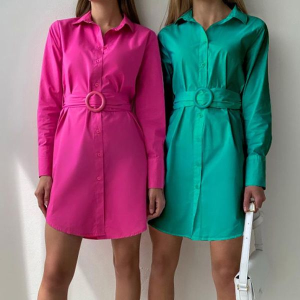 casual dresses women cotton streetwear tunic tees simply candy color single breasted poplin shirts office lady long sleeve dress, Black;gray
casual dresses women cotton streetwear tunic tees simply candy color single breasted poplin shirts office lady long sleeve dress, Black;gray