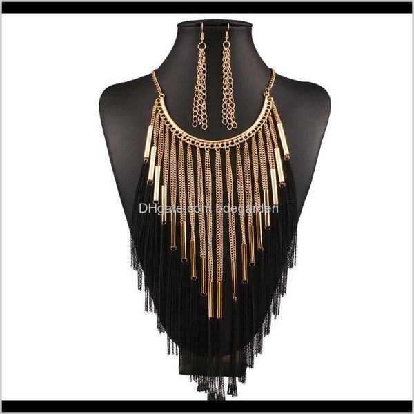 & necklace drop delivery 2021 jewelry sets gold color tassel earrings necklaces for women fashion of p0gsx, Silver
& necklace drop delivery 2021 jewelry sets gold color tassel earrings necklaces for women fashion of p0gsx, Silver
