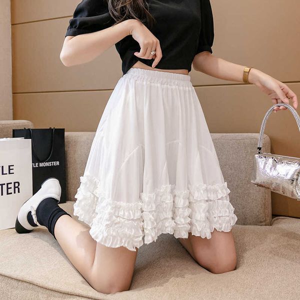 womengaga ruffle pleated white mini skirts sweet korean women girl female tulle skirt clothes boho streetwear zcvt 210603, Black
womengaga ruffle pleated white mini skirts sweet korean women girl female tulle skirt clothes boho streetwear zcvt 210603, Black